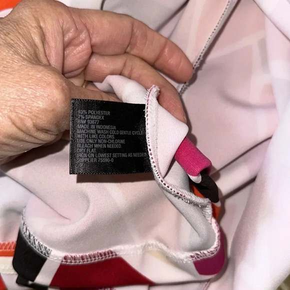 Worthington Fit & Flare Dress Vibrant Color Block Animal Giraffe Print Size 14 - Picture 6 of 9